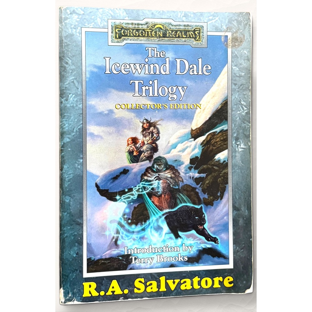 Wizards of the Coast The Icewind Dale Trilogy R.A. Salvatore Fantasy D&D PBK